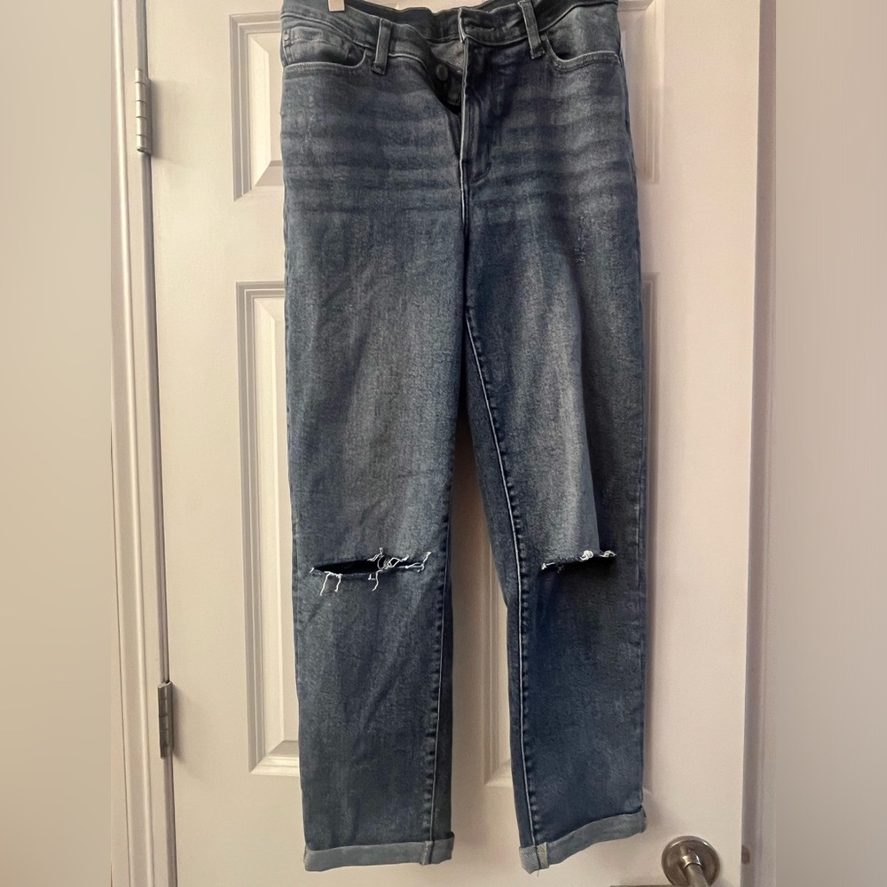 Denim ankle pant